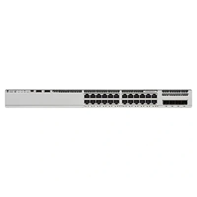 Afbeelding van Cisco Catalyst 9200 C9200L 24T 4G Layer 3 Switch, 24 x Gigabit Ethernet netwerk, 4 uplink, beheerbaar, Twisted Pair, glasvezel, modulair, lagen ondersteund