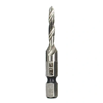 Afbeelding van BOZONLI HSS Tap Boor Combinatie Boren en Kranen M4 Titanium Coated Metrische Hex Schacht Schroefkranen Tool