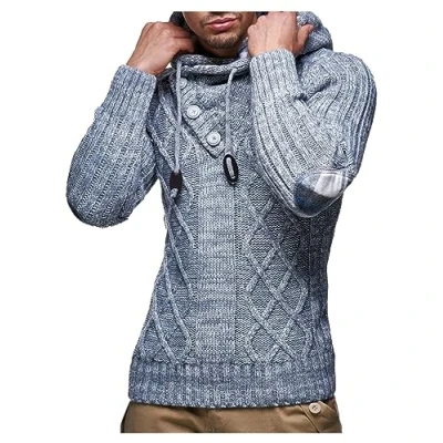 Afbeelding van Leif Nelson Hoodie, Heren, Maat: XL, Dunkel grau