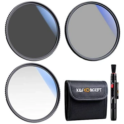 Afbeelding van K&amp;F Concept filterset K serie 46 mm MC UV filter Polarisatiefilter (CPL) Grijsfilter met neutrale dichtheid (ND4)