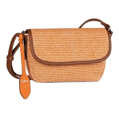 Afbeelding van Gabor Schoudertas Eleanor Top Zip Flap Bag Orange Oranje