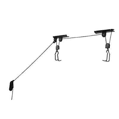 Afbeelding van 2005 RAD Cycle Products Heavy Duty Bike Lift Hijst Voor Garage Opslag 100 lb Capaciteit Mountain Fiets Hijs