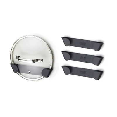 Afbeelding van Pannendekselhouder Joseph CupboardStore Grijs (4 Delig)