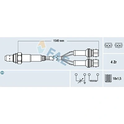 Afbeelding van Fae Lambda sonde 77127