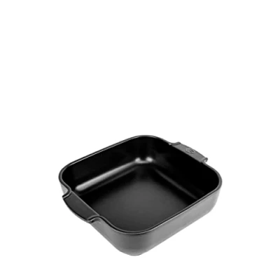 Afbeelding van Ovenschaal Peugeot Vierkant Céramique Satijnzwart 28 cm