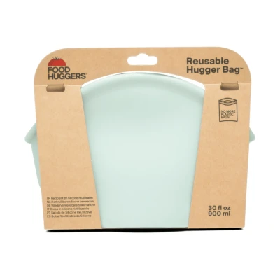 Afbeelding van Food Huggers Herbruikbare Bewaarzak 900ml Jade Solid