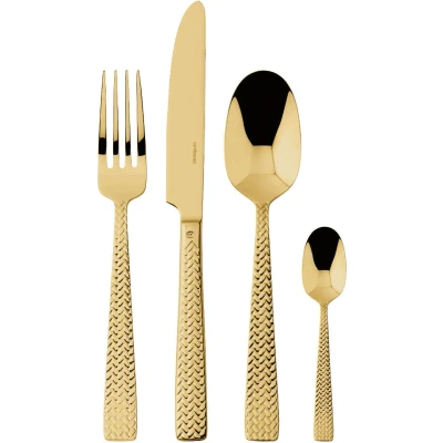 Afbeelding van Bestekset Sambonet Cortina PVD Gold (24 Delig)