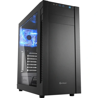 Afbeelding van Sharkoon S25 W Midi tower PC behuizing Zwart