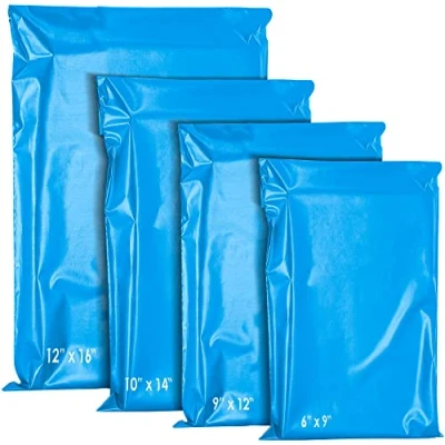 Afbeelding van YUNJU 60 gemengde postpostzakken met zelfsluitende sluiting enveloppen voor het posten van kleding, post, verpakking, verzendzakken gehard bewijs, veilige middelgrote