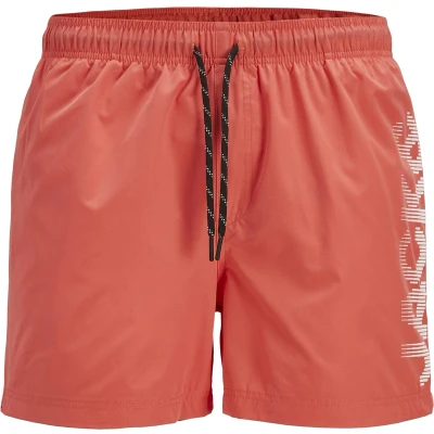 Afbeelding van JACK &amp; JONES PANTS STUDIO zwemshort JPSTMAIU koraalrood