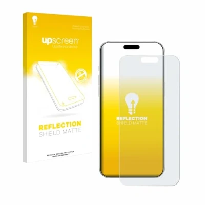 Afbeelding van upscreen Antireflecterende Schermbeschermer voor Apple iPhone 16 Pro Anti Glare Screen Protector, Mat, Ontspiegelend, Antikras, Vingerafdruk