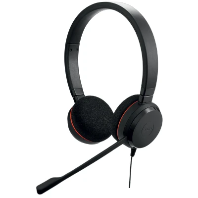 Afbeelding van Jabra Evolve 20 Headset Bedraad USB Type C / A Zwart