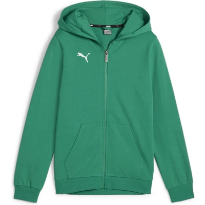 Afbeelding van PUMA kinderteamGOAL Casuals hoodedjack Jr jack met capuchon 658596 05 groen