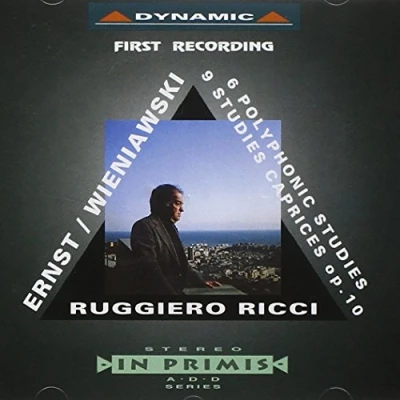 Afbeelding van Ruggero Ricci Ernst/Wieniawski: 6 Polyphonic Studies/9Studies Caprices op.10 (CD)