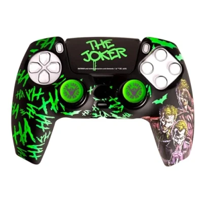 Afbeelding van FRTEC Joker Combo Pack PS5 controller, harde schaal + grips touchpad sticker voor DualSense, PS5, officieel gelicentieerd product