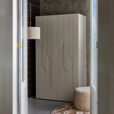 Afbeelding van BePureHome Rain 2 Drs Opbergkast Grenen Honey Yellow 200x110x57