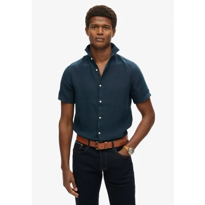 Afbeelding van Superdry Studios Casual Overhemd, Heren, Maat: Small, Navy