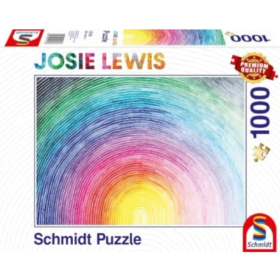 Afbeelding van Schmidt Spiele 57578 Josie Lewis, oplopende regenboog, puzzel met 1000 stukjes, normaal