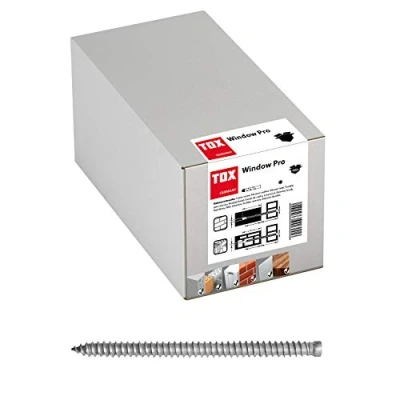 Afbeelding van TOX 9310156 raamkozijnschroef Window Pro, 7,5 x 212 mm, 100 stuks, 09110156, verzinkt, 7,5x212 mm