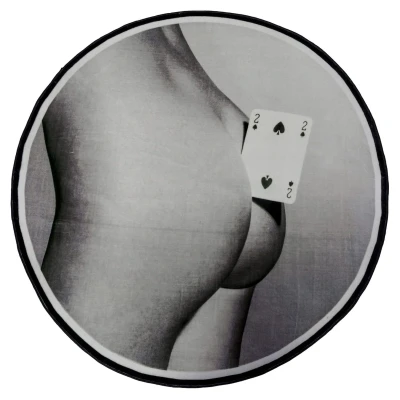 Afbeelding van Seletti Vloerkleed Two of Spades