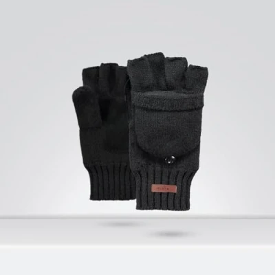 Afbeelding van Barts Handschoenen klapwanten Haakon Bumgloves 0094 zwart 01 S/M