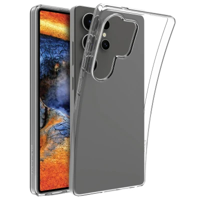 Afbeelding van Samsung Galaxy S25 Ultra Hoesje Gerecycled Siliconen en TPU (zacht) dbramante1928 Softcase/Backcover Transparant Telefoonhoesje