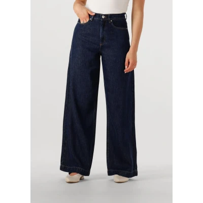 Afbeelding van MSCH Copenhagen Mschjosephine Rue Hw Pants Broeken Dames Donkerblauw Maat XL