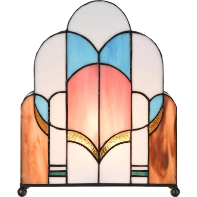 Afbeelding van Clayre &amp; Eef Cremekleurige Tafellamp Tiffany 30*4*25 cm 5LL 6117
