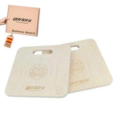 Afbeelding van Gorletic Balance Board voor handstand en balans, inklapbaar ontwerp, antislip oppervlak calisthenics, premium berkenhout, fitness