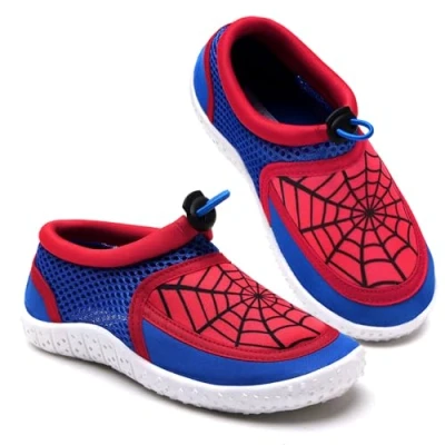 Afbeelding van Waterschoenen voor kinderen, peuters, jongens, meisjes, zwemmen, strandschoenen, aquasport, blote voeten, antislip, wetsuit, schoenen swmming, zwembad, waterpark, vakantie, Spinneweb, 35.5 EU