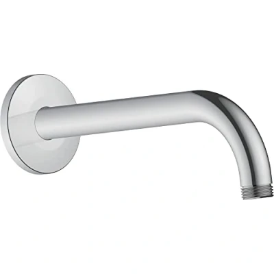 Afbeelding van Duravit Universele douchearm, douchearmatuur wandbevestiging, douchearm 210 mm, ronde douchekop, chroom