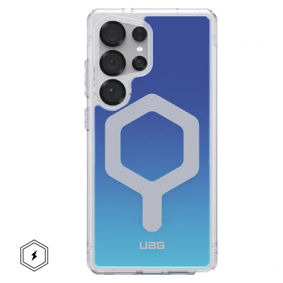 Afbeelding van Samsung Galaxy S25 Ultra MagSafe Hoesje Kunststof UAG Hardcase/Backcover Blauw Telefoonhoesje Shockproof/Valbescherming