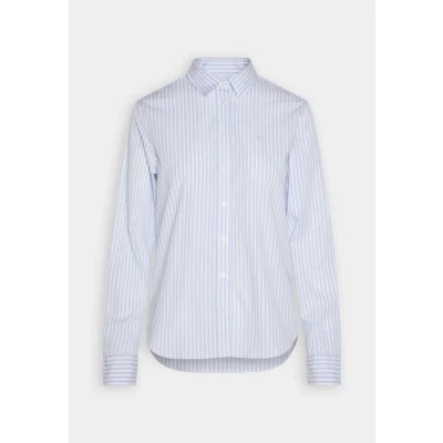 Afbeelding van GANT REG Poplin Overhemdblouse, Dames, Maat: 36, Light blue