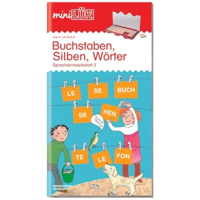 Afbeelding van miniLÜK Buchstaben, Silben, Wörter: Vorschule/1. Klasse Deutsch Wörter