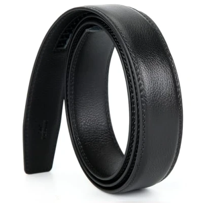 Afbeelding van Nelbons Herenriem ratel automatische riem voor mannen 30 mm breed lederen 1 1/8 inch, zonder gesp