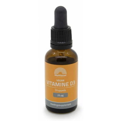 Afbeelding van Mattisson HealthStyle Vitamine D3 Vegan Druppels