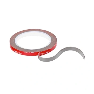 Afbeelding van Dpm tapes 3M VHB Universeel dubbelzijdig plakband van acrylschuim, waterdicht, hoge temperaturen, Kerstmis, ledstrips, auto, huis en kantoor (9 mm x 3 m)