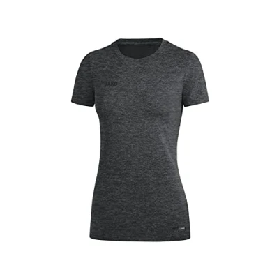Afbeelding van T shirt Premium Basics Antraciet gemeleerd / 38