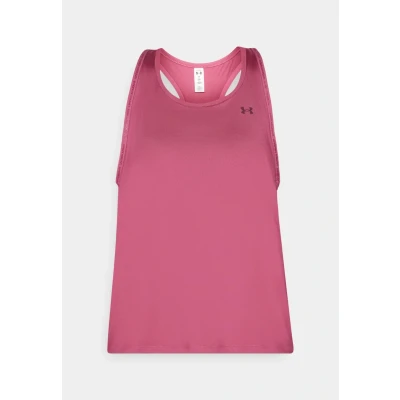 Afbeelding van Under Armour Knockout TANK Top, Dames, Maat: Large, Fuchsia dusk/dark maroon