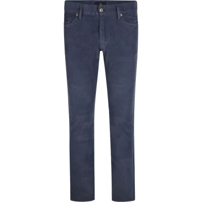Afbeelding van Steppin&#039; Out Corduroy broek Johnson Indigo Blauw Maat W 38 L 34 Heren Five pocket