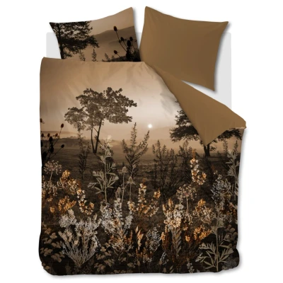 Afbeelding van Beddinghouse Dekbedovertrek Evening Bruin 200 x 200/220