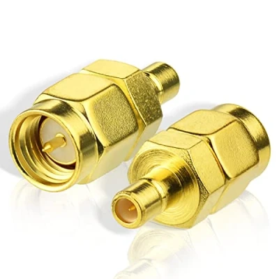 Afbeelding van Eightwood DAB Antenne Adapter SMA SMB Vrouw naar Male 2st Compatibel voor ADB Auto M/FM + Radio Pioneer Clarion Kenwood Alpine JVC