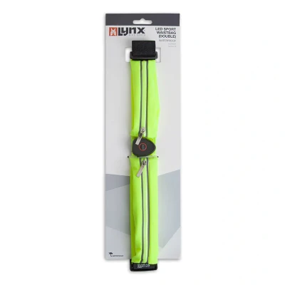 Afbeelding van Lynx LED Sport heuptas / hardloopriem (dubbel) USB