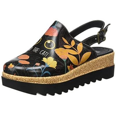 Afbeelding van DOGO Akita, Wedge Sandalen voor dames, meerkleurig, 41 EU