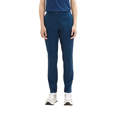 Afbeelding van TOM TAILOR Dames chino slim fit broek, 11758 Midnight Sail, 38W x 30L