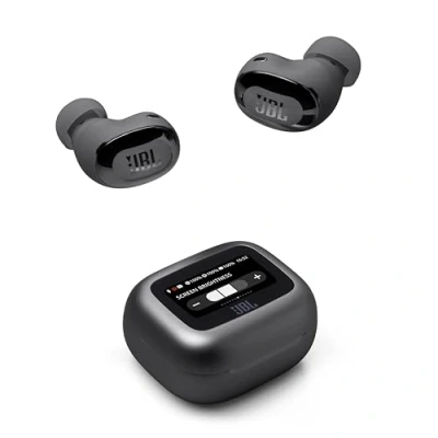 Afbeelding van JBL Live Buds 3, Draadloze Oordopjes met Bluetooth, 40 uur Batterijduur, True Adaptive Noise Cancelling en Hoogwaardig Signature Geluid, IP55 Waterproof, Zwart