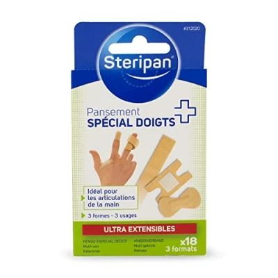 Afbeelding van Steripan Speciaal vingerverband Ideaal voor handgewrichten Ultra rekbaar 3 formaten x18