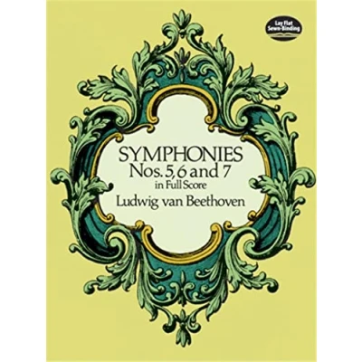 Afbeelding van Ludwig van beethoven : symphonies nos. 5, 6 and 7 dover full scores