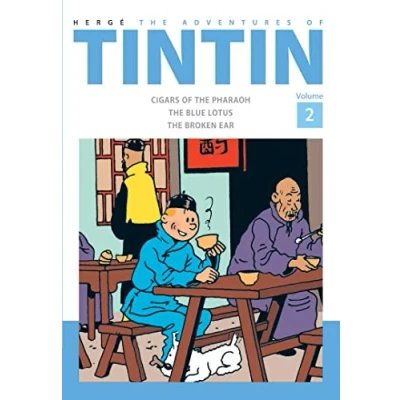 Afbeelding van The Adventures of Tintin Omnibus Volume 2: Cigars Pharaoh, Blue Lotus, Broken Ear
