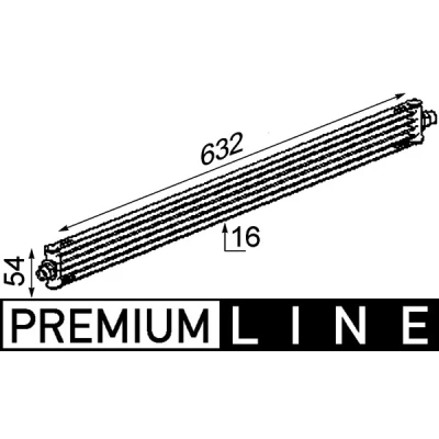 Afbeelding van Oliekoeler, automatische transmissie MAHLE CLC 17 000P